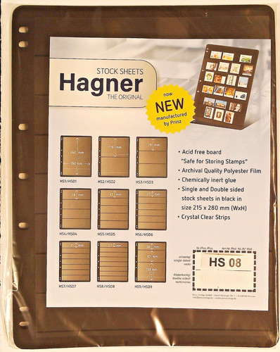 Stamp stock pages - pages, hagner