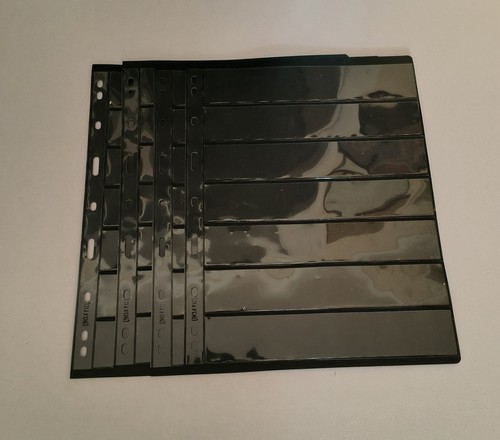 Black stamp album stock - album, sheets