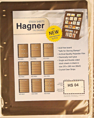 Stamp stock pages - pages, hagner