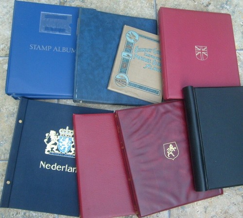 Empty stamp fdc albums - empty,