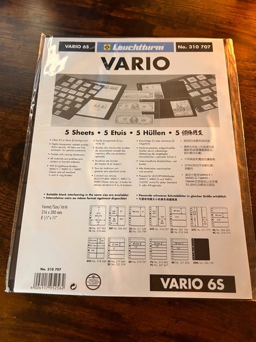 Vario stamp stock - 6s,
